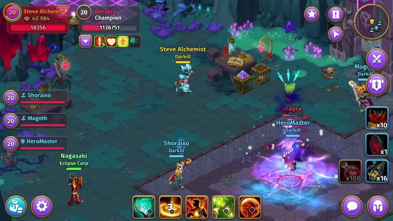 Skylore MMORPG - DARKILL Guild - World Boss - Decayra