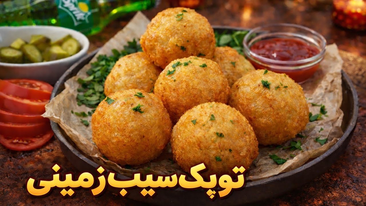 راز توپک سیب‌زمینی ترد که وا نمیره! مخصوص مهمونی 😍