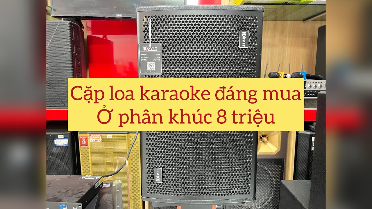 Loa Kovit Kp-12 đôi loa đáng mua ở phân khúc 8 triệu ?