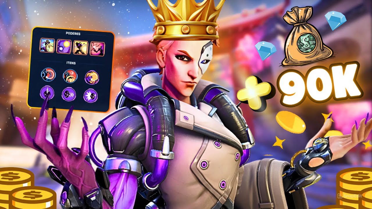 A BUILD MAIS QUEBRADA DA MOIRA - CURA E DINHEIRO INFINITOS! | OVERWATCH 2 STADIUM #14