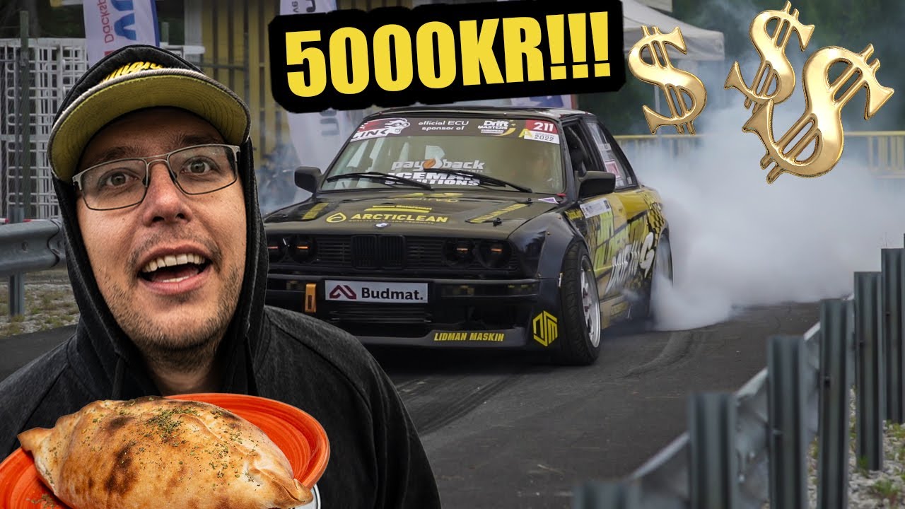 Trillen burnout! Vi åkte och testa lite burnout körning och har problem att få fast bilen,,,,,,