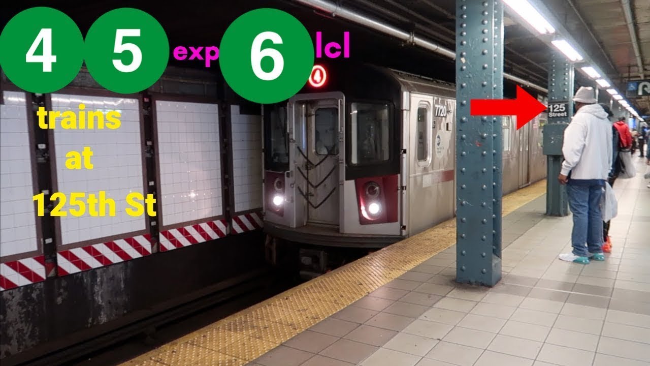 NYC Subway Trains 4 5 6 At 125th Street (2019)