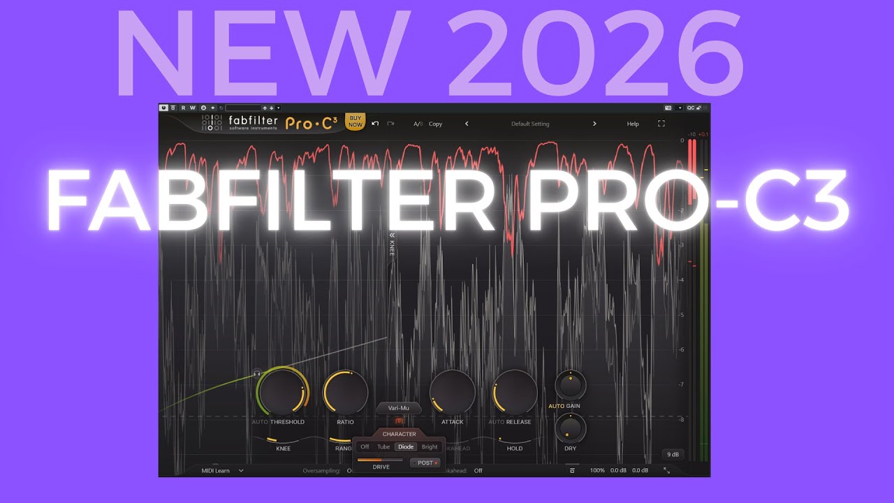 Fabfilter Pro-C 3 -  Tested the new saturation modes, compression styles and more.