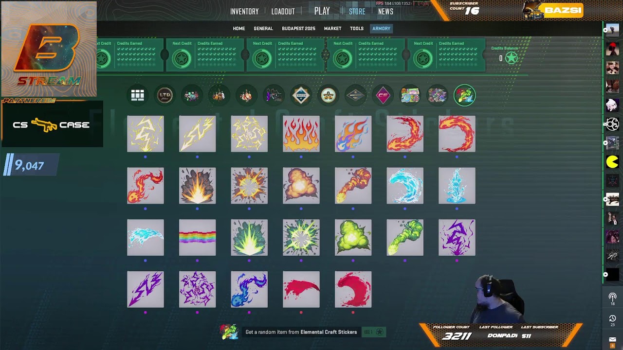 🔥9K+ Slate Sorsolás Twitchen | !9lcs !dc !tradelink | Cél a 900 követő 🔥