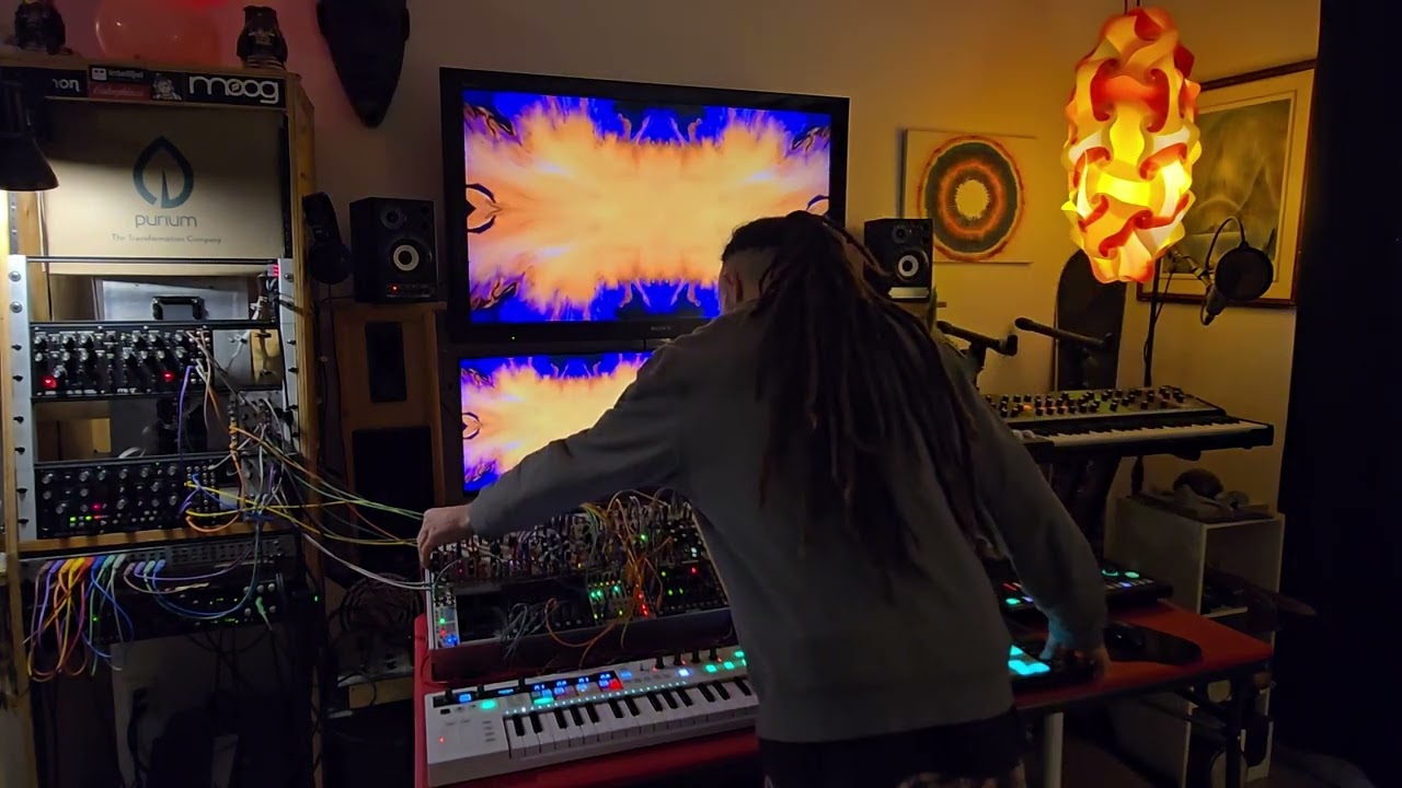 Crystal Forest - Live Jam Session 2025 - Electronic Modular Techno Psychedelic Vibe Bassmusic 432hz