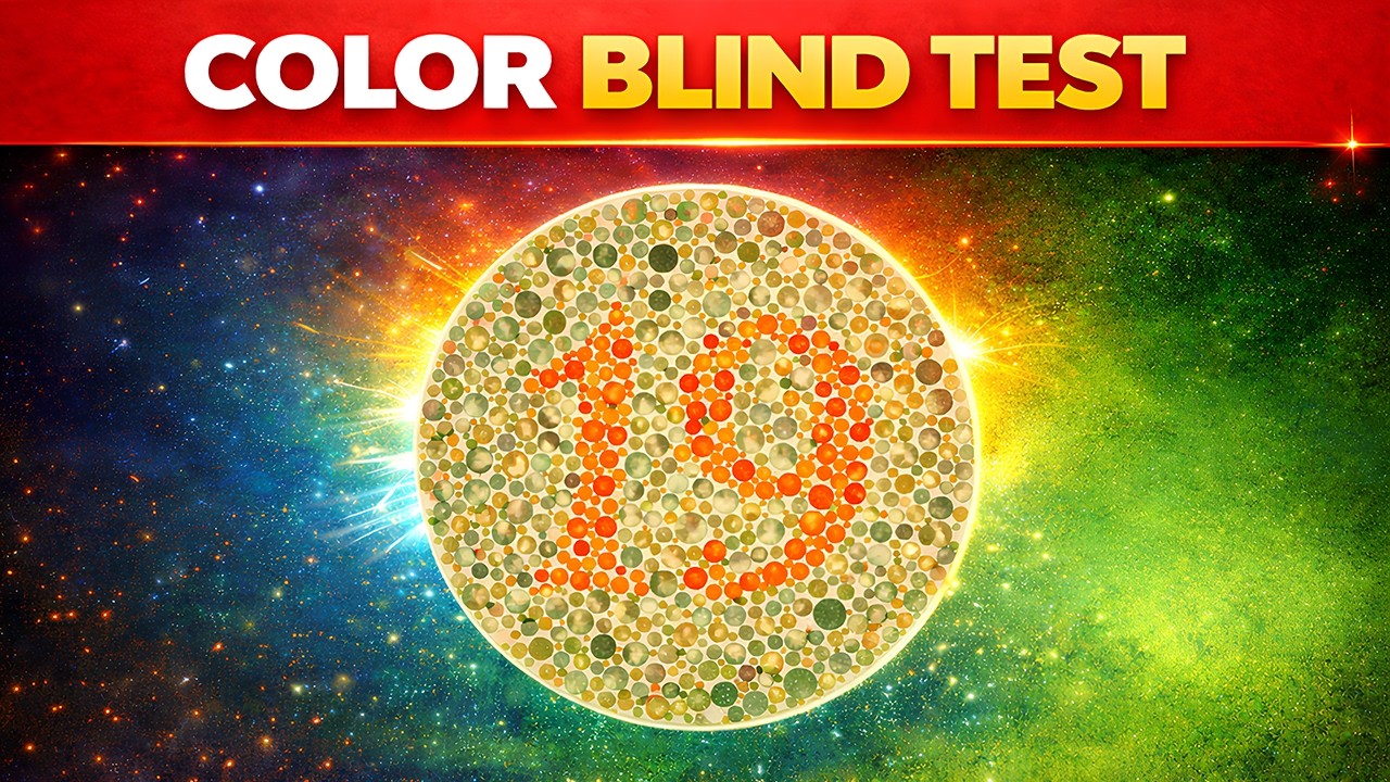 Color Blind Test Challenge 👁️ Can You See the Hidden Numbers?