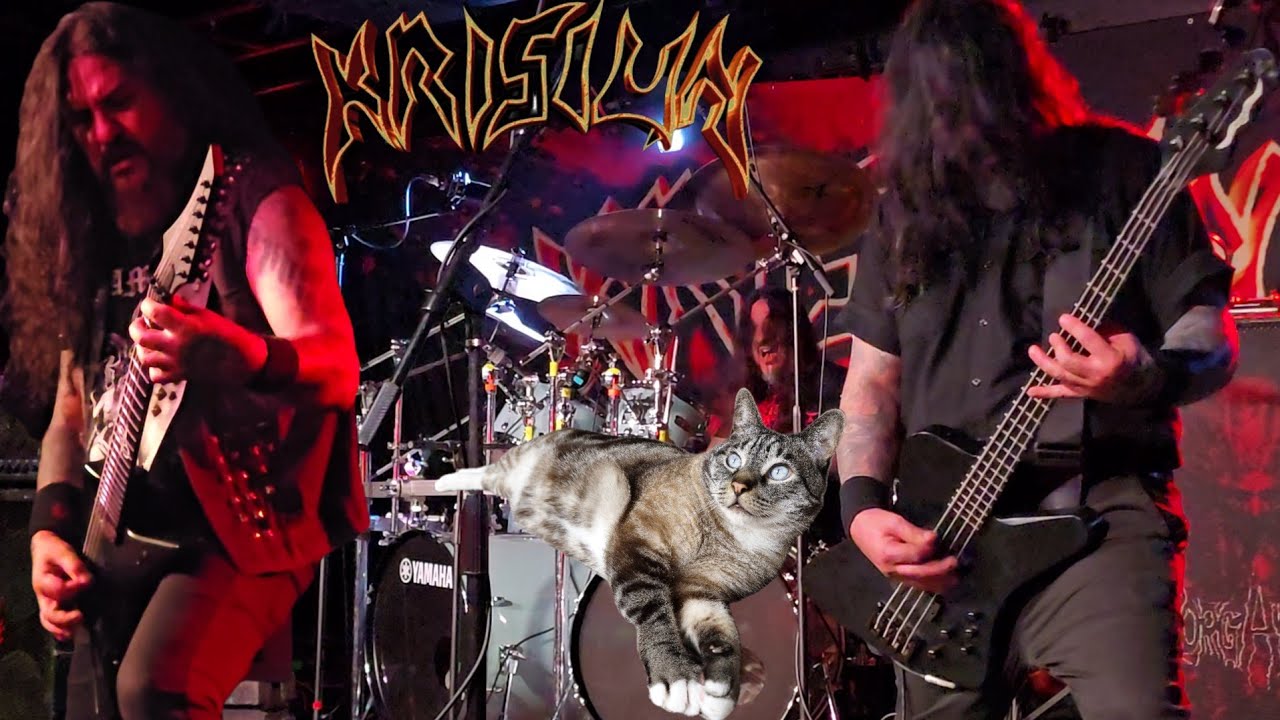 KRISIUN 2025 4K HD live show full set at Brick by Brick San Diego California