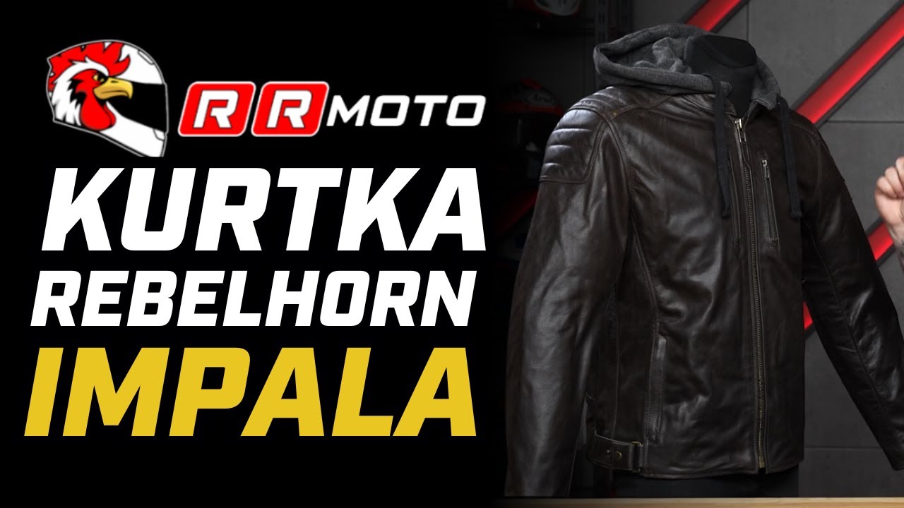 REBELHORN IMPALA - sk&oacute;rzana kurtka z kapturem