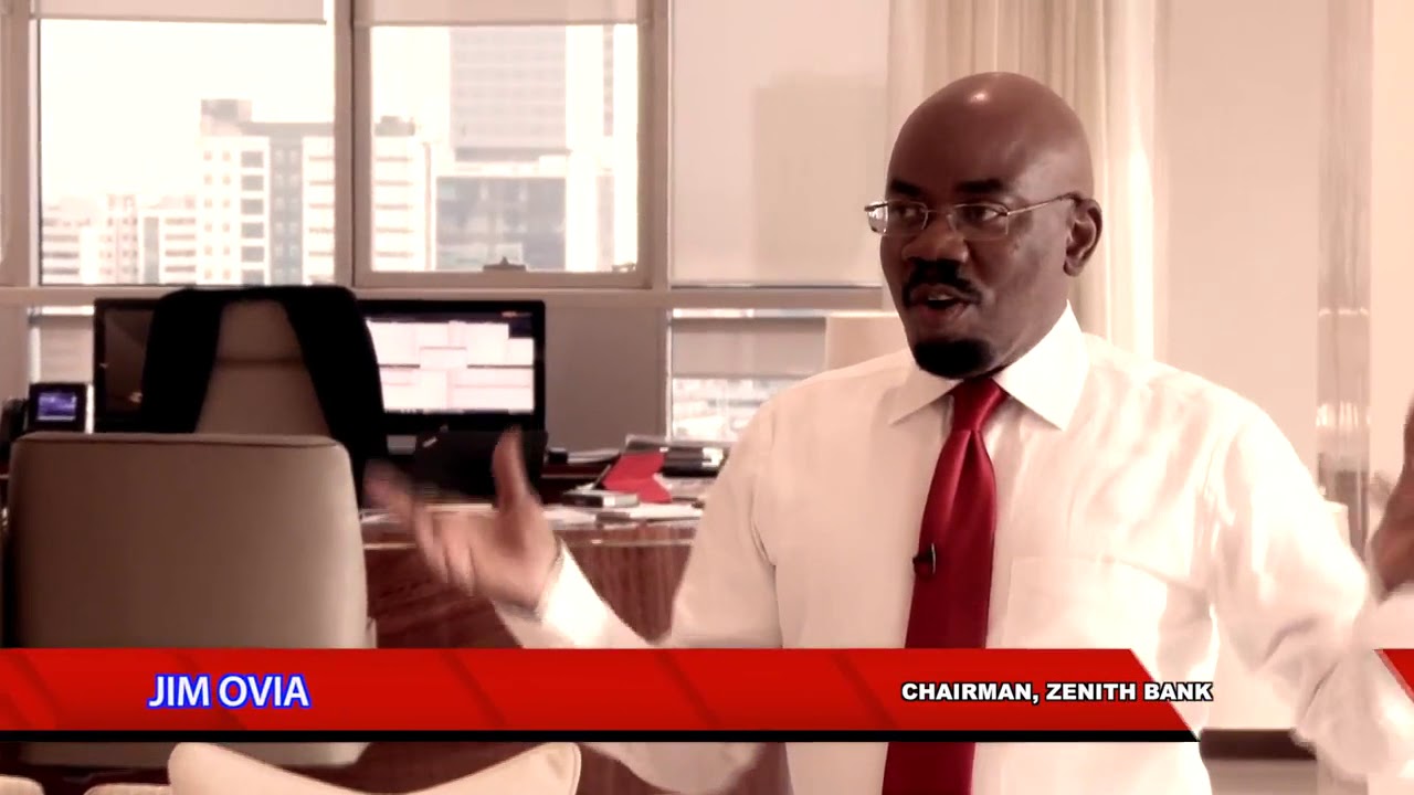 Founder/Chairman of Zenith Bank Plc, Mr. Jim Ovia speaking on 