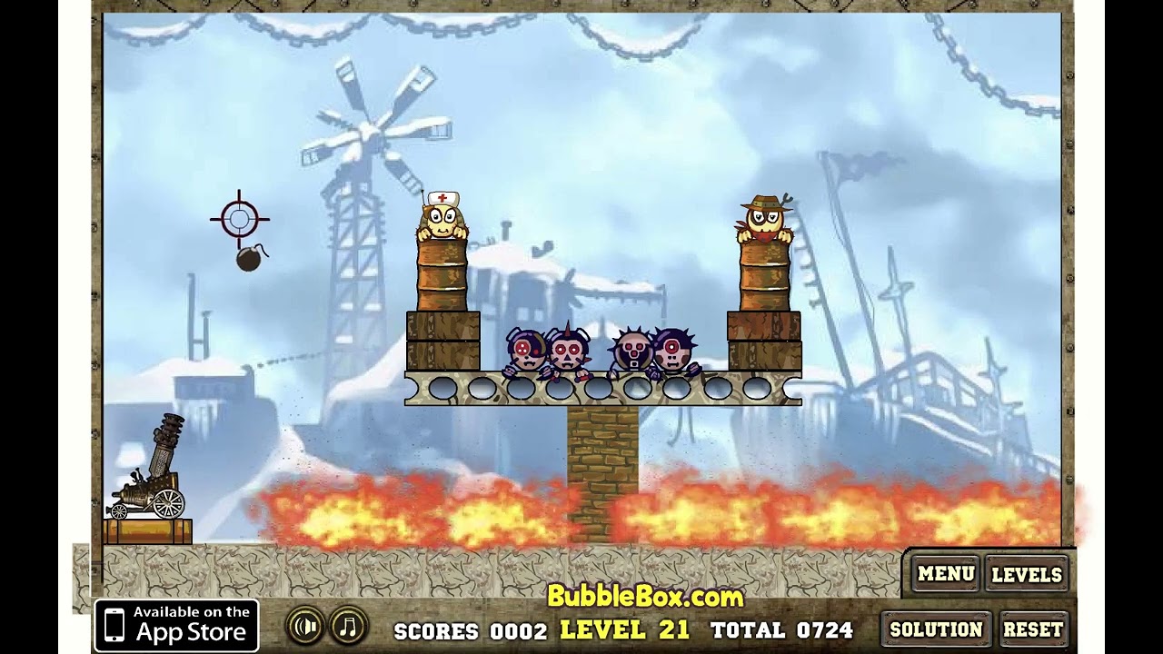 footage of me playing RPC3 (Roly Poly Cannon 3)