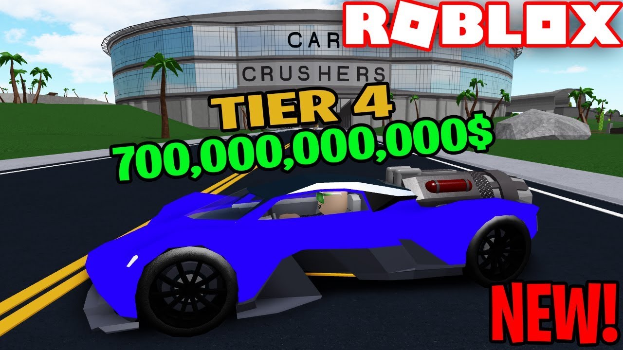 УНИЧТОЖЕНИЕ НОВОЙ МАШИНЫ ASTON MARTIN 4 УРОВНЯ В ROBLOX CAR CRUSHERS 2 (НОВАЯ КАРТА!)
