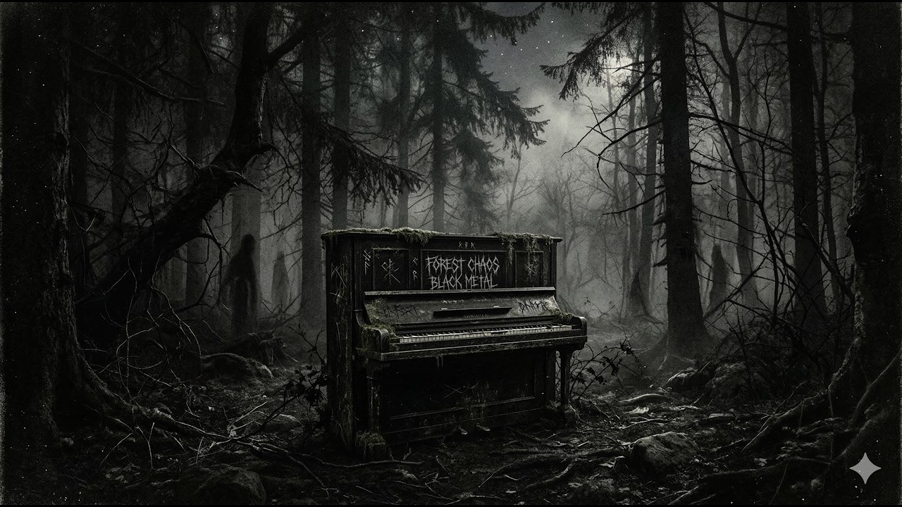 1 Hour Black Metal Piano for Sleeping and Studying