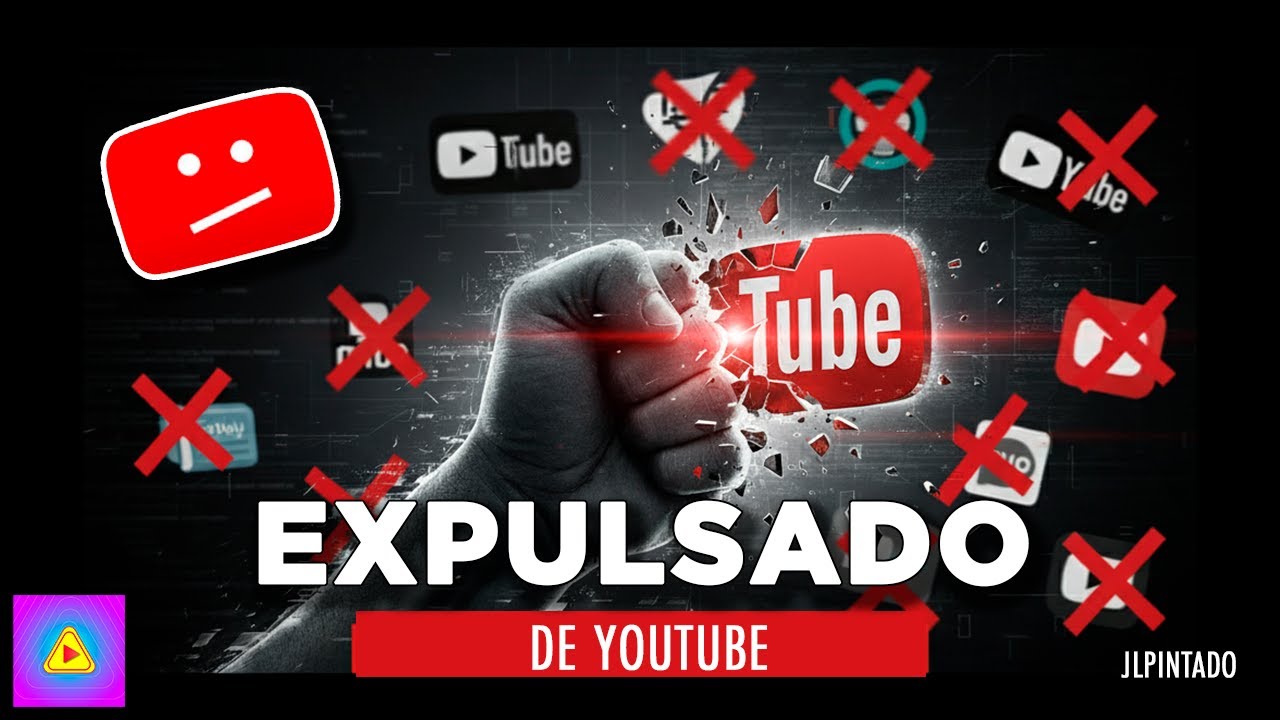 Youtube eliminara todos los canales de un Youtuber expulsado 2025