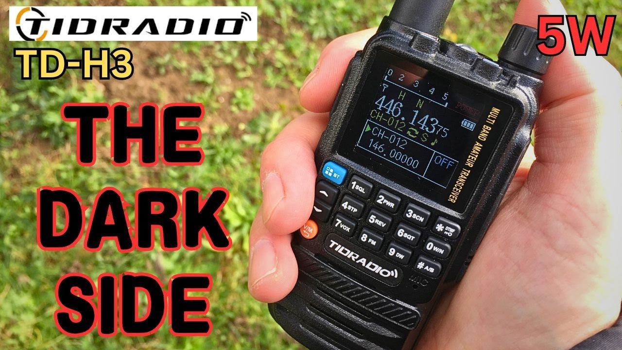 TIDRADIO TD-H3.  Best Dark Side PMR radio I ve tested
