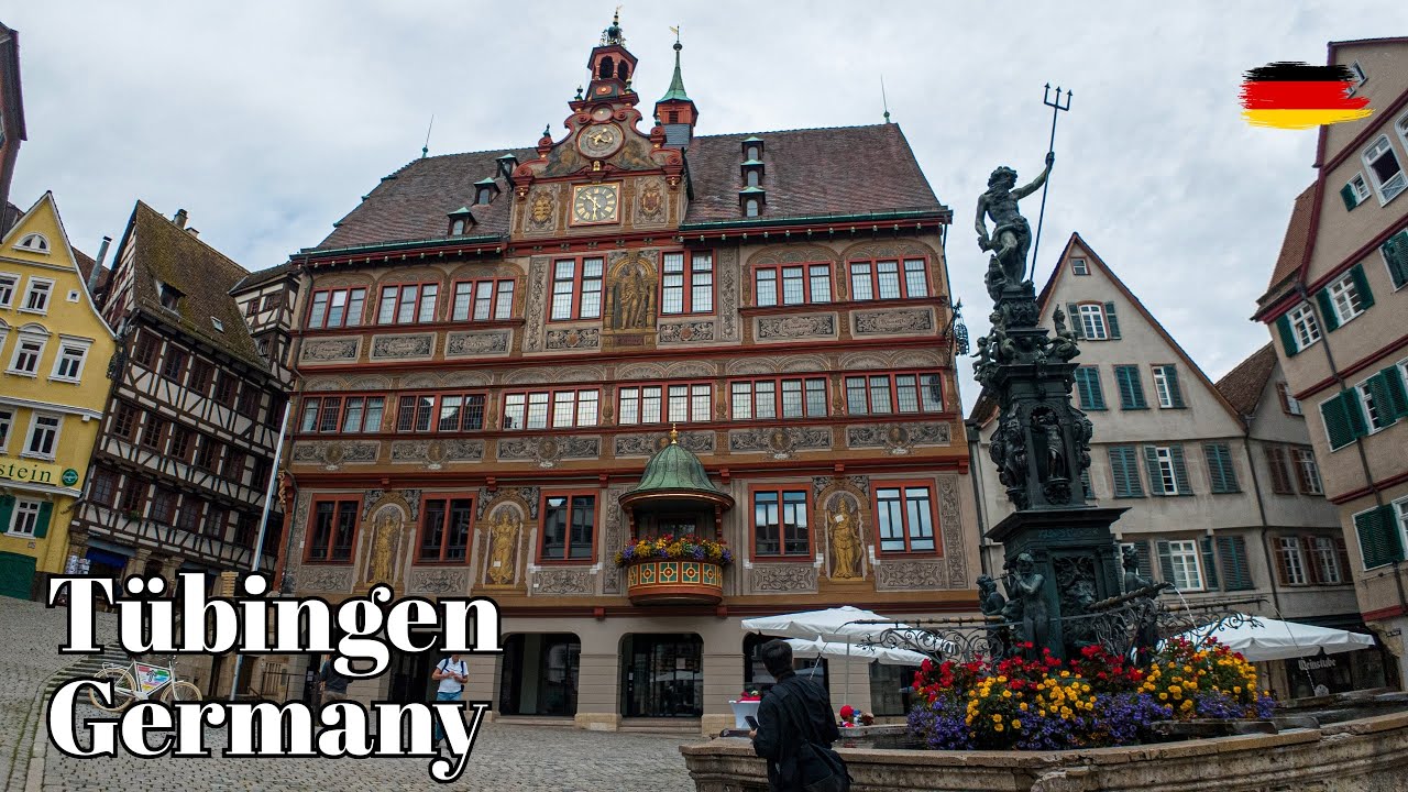 🇩🇪 Tübingen Walking Tour – Half-Timbered Houses & Historic Charm