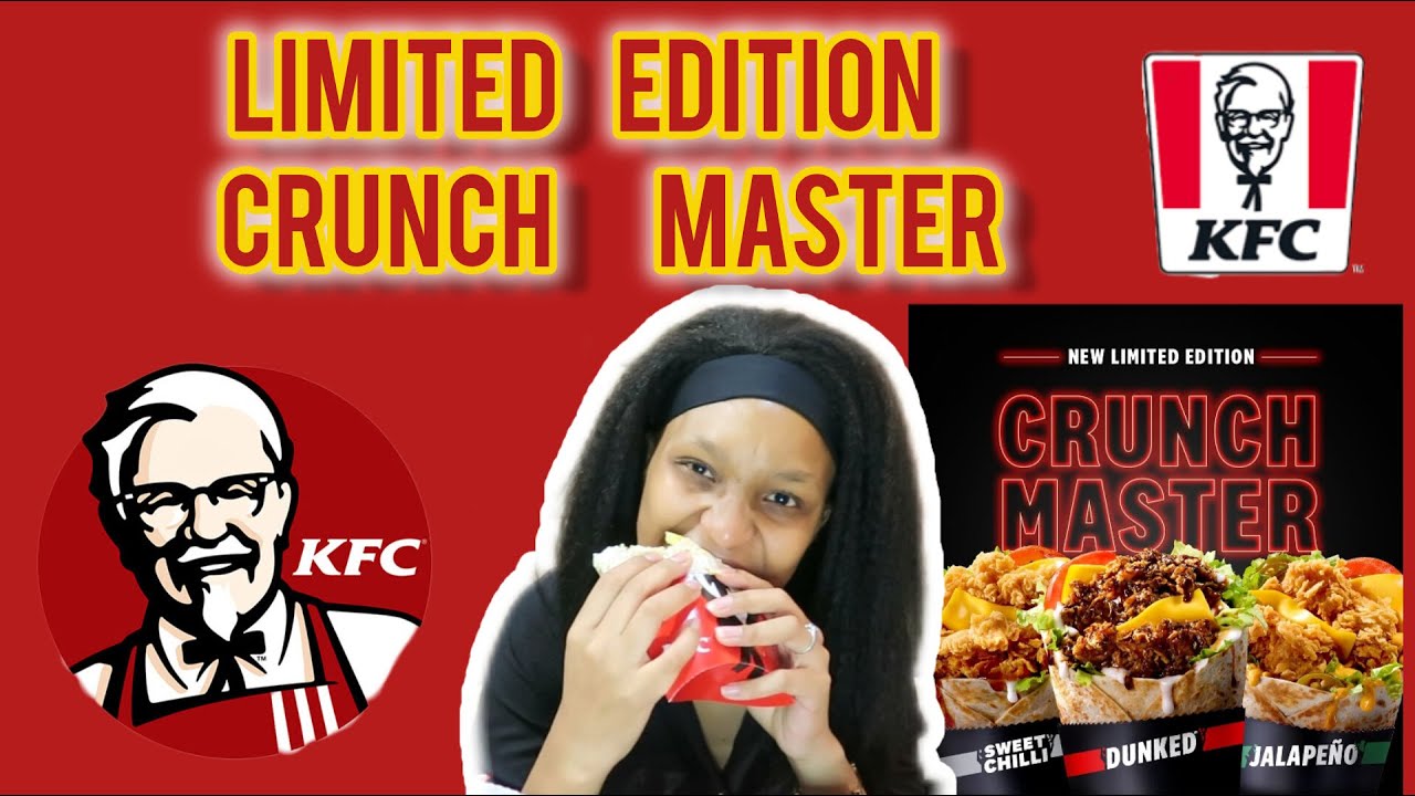 KFC CRUNCH MASTER LIMITED EDITION (LET'S TRY IT TOGETHER🔥🔥!!!) | South African YouTuber.