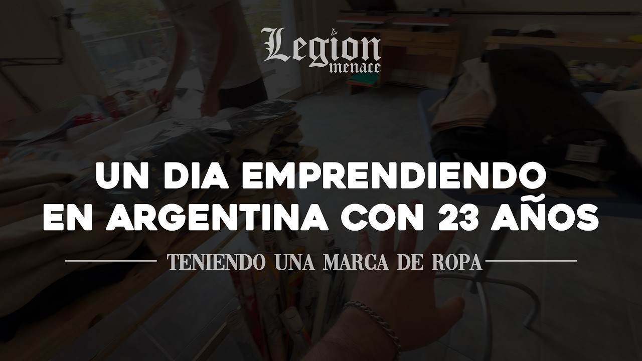Un día siendo emprendedor en Argentina (23 años) | Detrás de Legion Menace