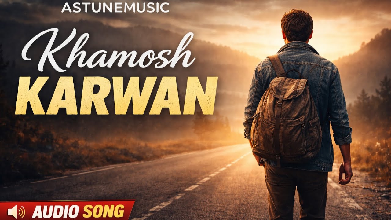 Khamosh Karwan – Emotional Hindi Audio Song | Sad Lo-fi | Silent Journey | ASTUNEMUSIC