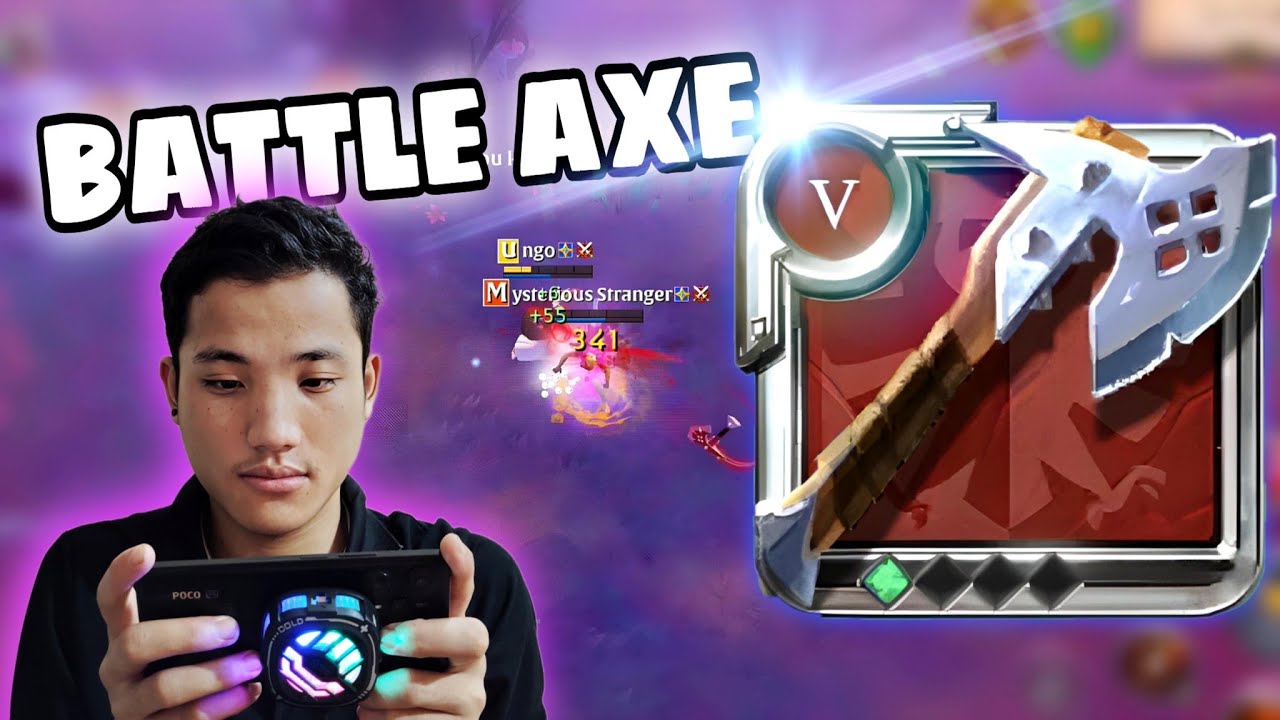 5.1 Battle axe 🪓 solo mist pvp 💪 Mobile gameplay -Albion Online