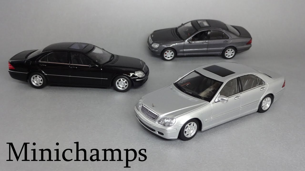 Mercedes-Benz S500 W220 Minichamps Цинковая чума на одной из моделей и обзор аналогов от других фирм