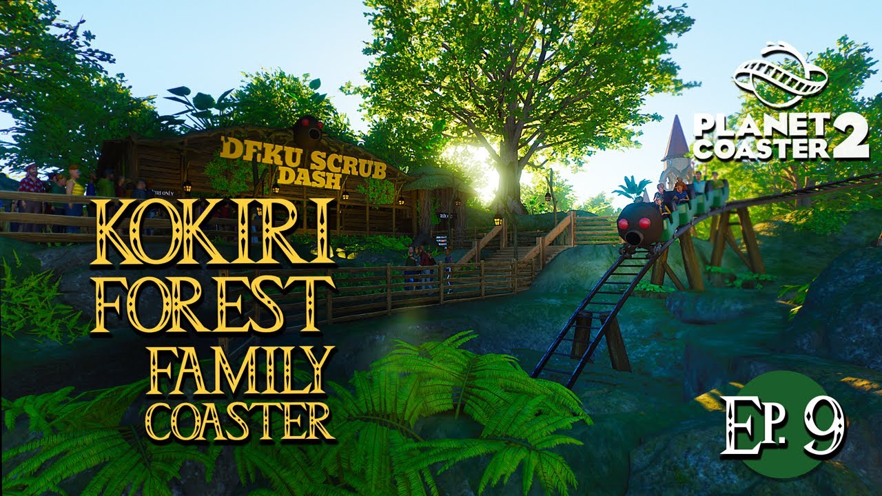 Kokiri Forest Zelda COASTER in Planet Coaster 2 | Coaster POV