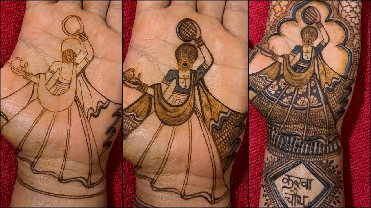 Karwachauth mehndi design 2025 || Step by step Karwachauth Mehndi design || Mehndi Artist Komal 