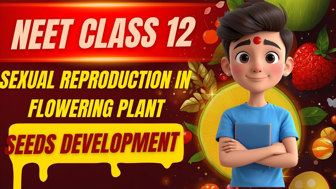 L-12 Seed Development & Parts of Seed | Dormancy Explained| NEET |12th Biology