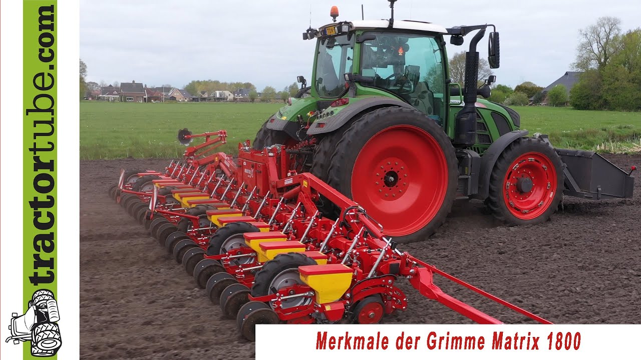 Grimme Matrix 1800 hinterm Fendt 516 Vario im Einsatz