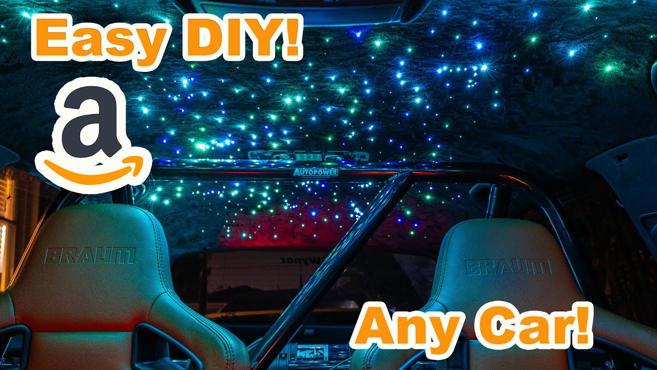 I Installed the cheapest STARLIGHT Headliner as a Beginner