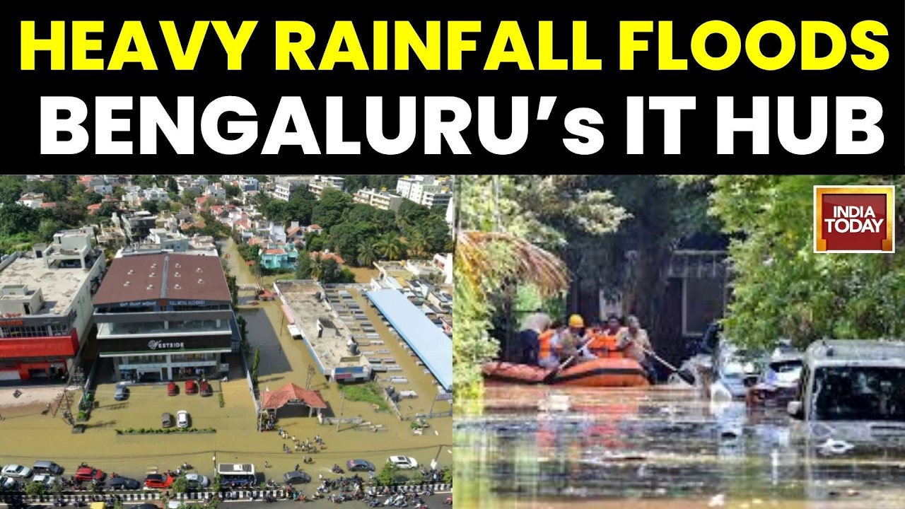 Bengaluru's Tech Highway Turns River: Hosur Road Drowns in Heavy Rain | India Today