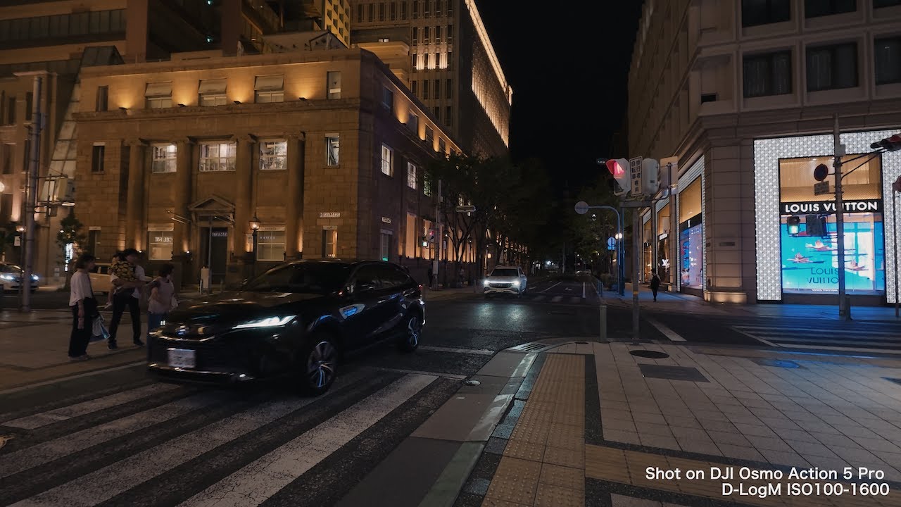 DJI Osmo Action 5 Pro D-Log M Low Light Video TEST