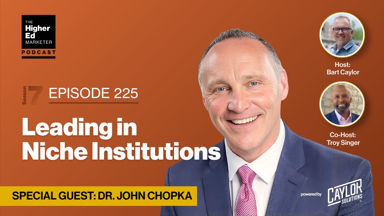 Leading in Niche Institutions: How being unique helps you stand out.