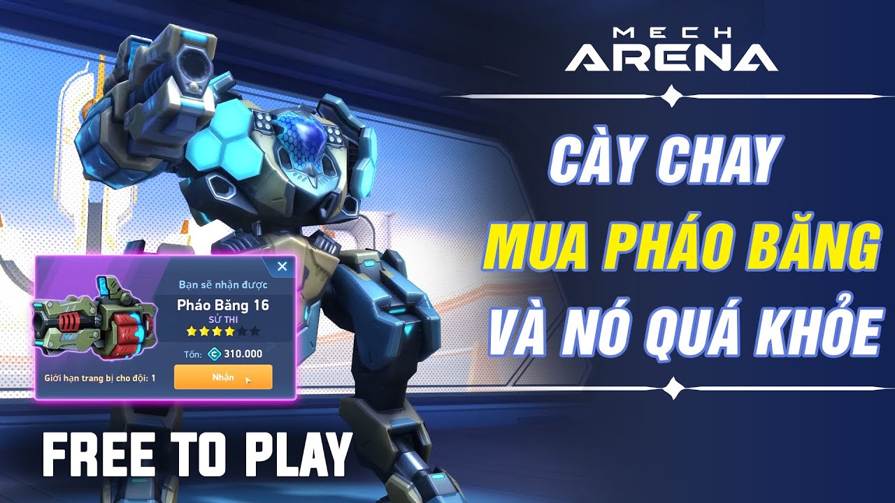 Cày chay: Mua Pháo Băng 16 ngay khi mở bán🤤Aegis Pháo Băng 16 - Mech Arena