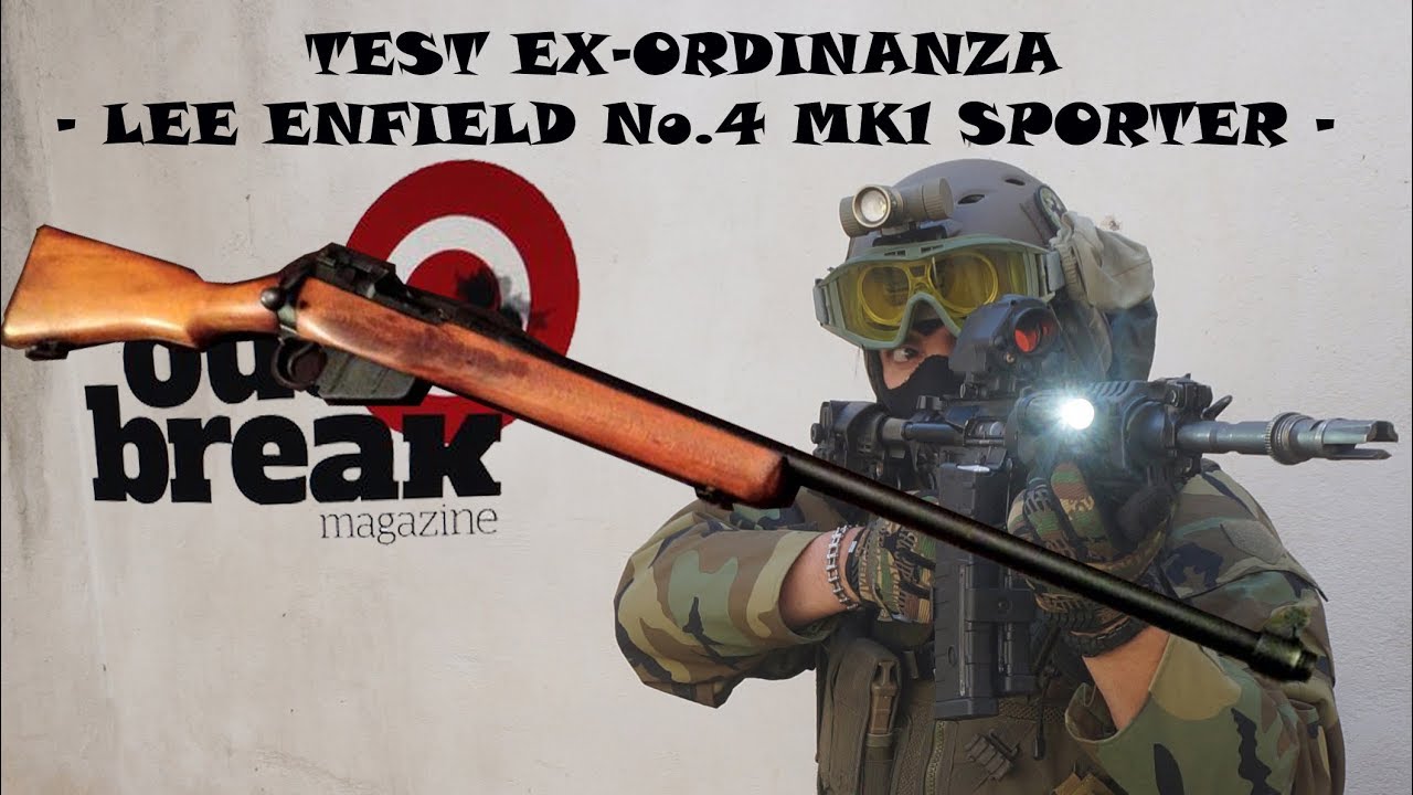 Lee Enfield No. 4 Mk1 Sporter Cal. 303 British  - TEST EX-ORDINANZA