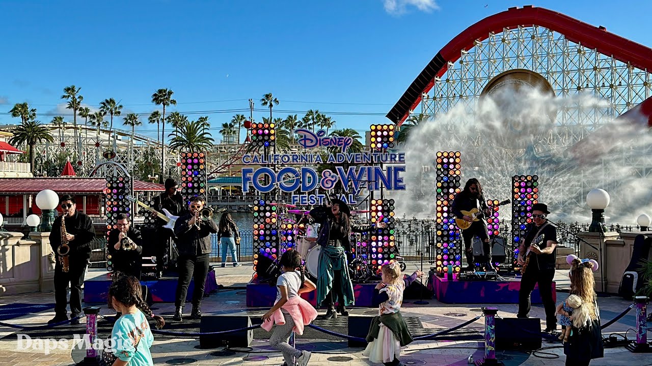 Tina Aldana Party Band | 2024 Disney California Adventure Food & Wine Festival 4K