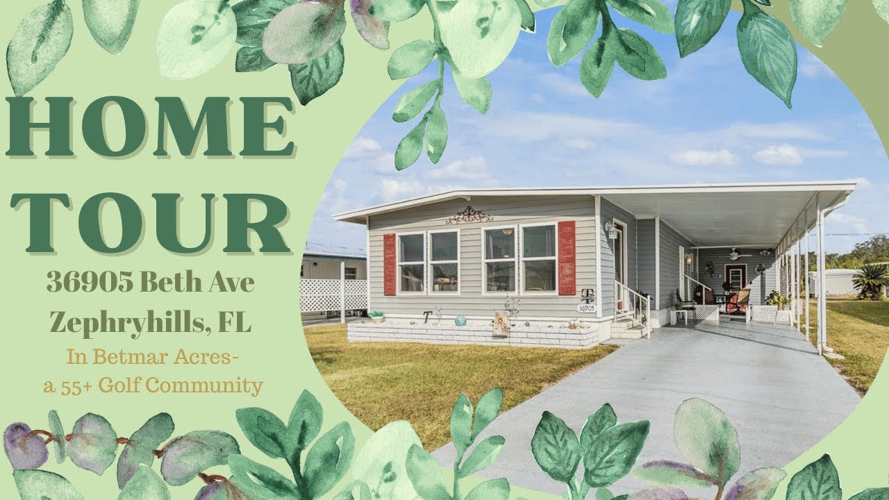 Updated 2 Bed / 2 Bath Home in Betmar Acres | Land-Owned 55+ Golf Community in Zephyrhills, FL!