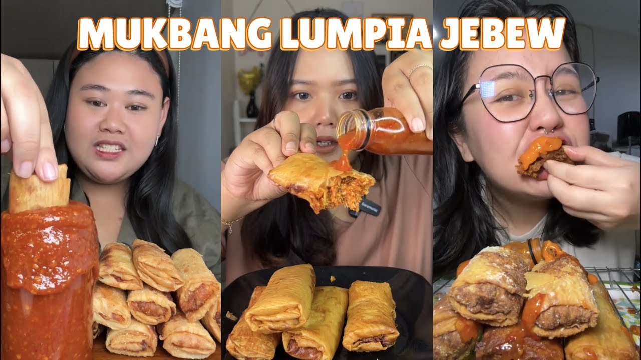 MUKBANG LUMPIA JEBEW 🤤😋🥵 || 