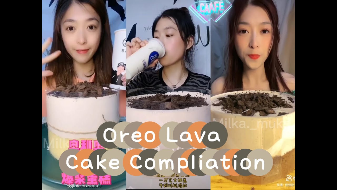 Oreo Lava Cake Compilation丨奧利奧爆漿蛋糕丨오레오 팝핑 케이크丨เค้กโอรีโอป๊อปปิ้ง