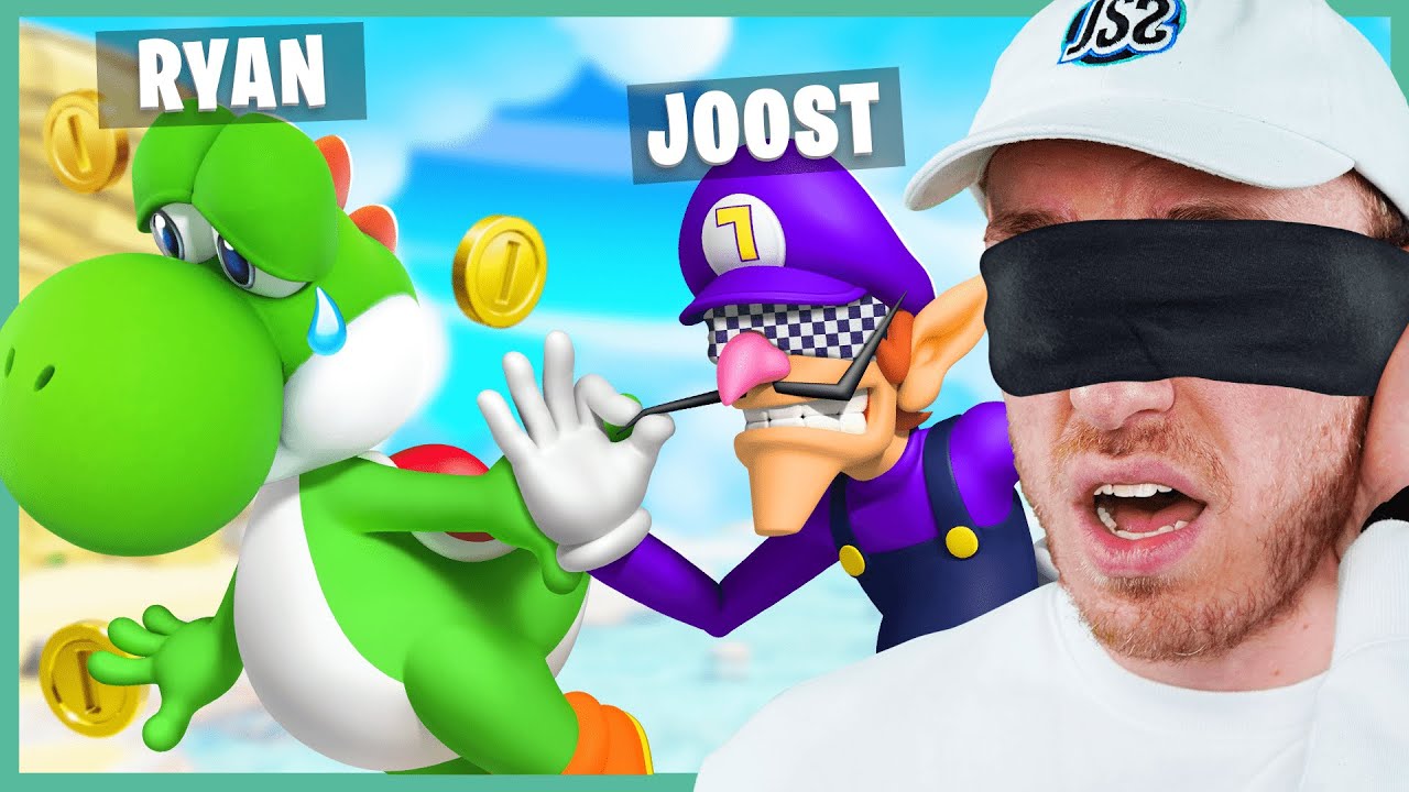 Mario Party, maar iedereen is GEBLINDOEKT behalve Ryan