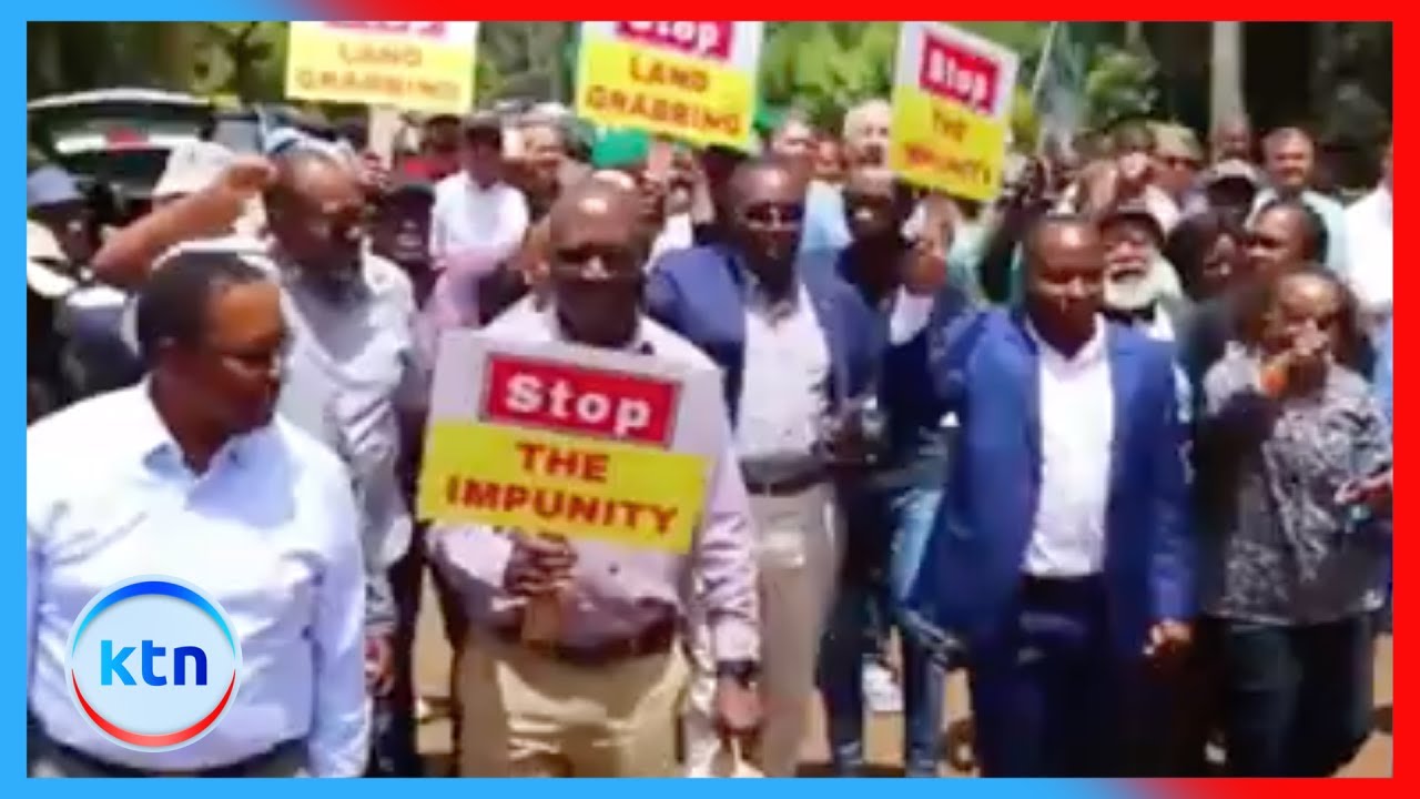 Runda residents protest alleged 80 acre land grabbing meant for public use