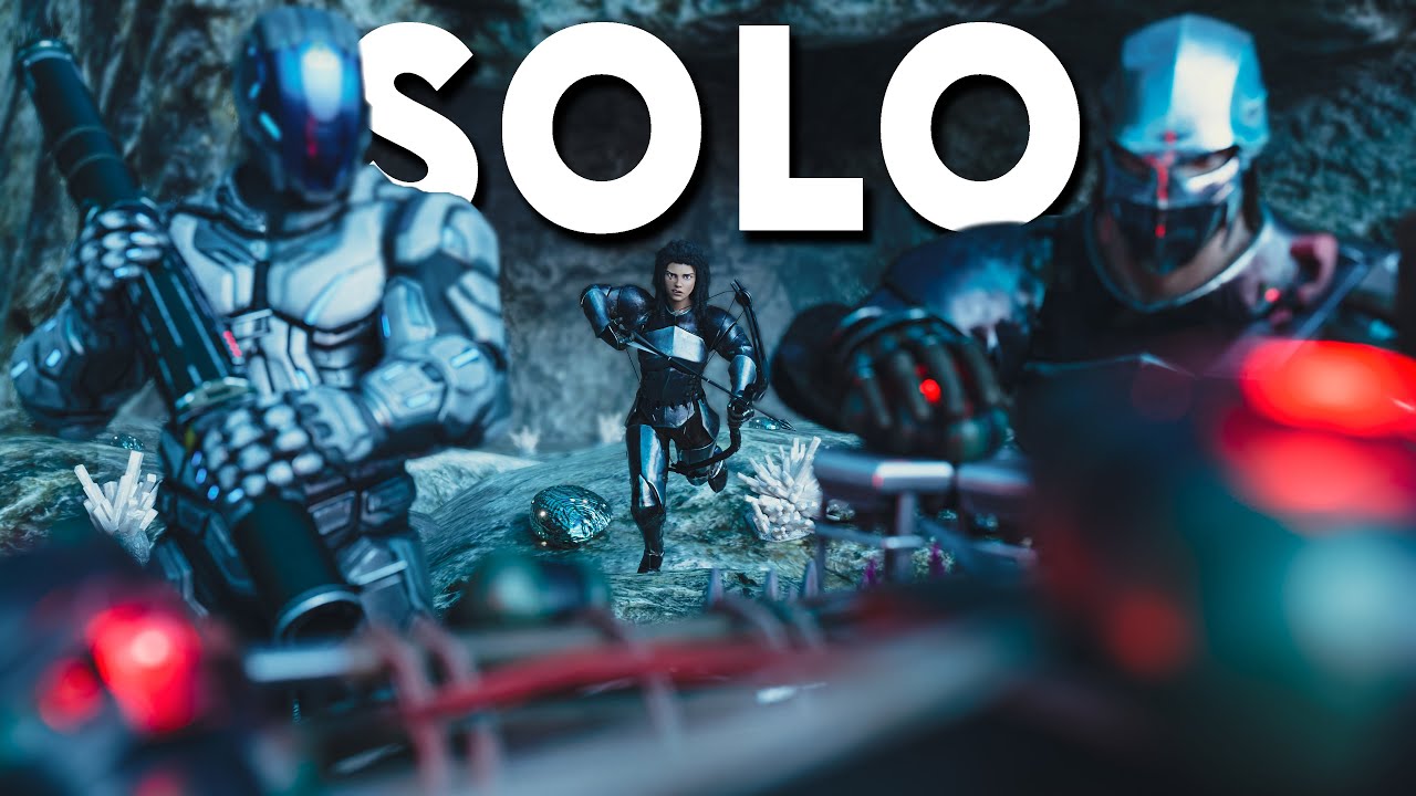 200 IQ SOLO Makes Streamer RAGE QUIT On ARK!