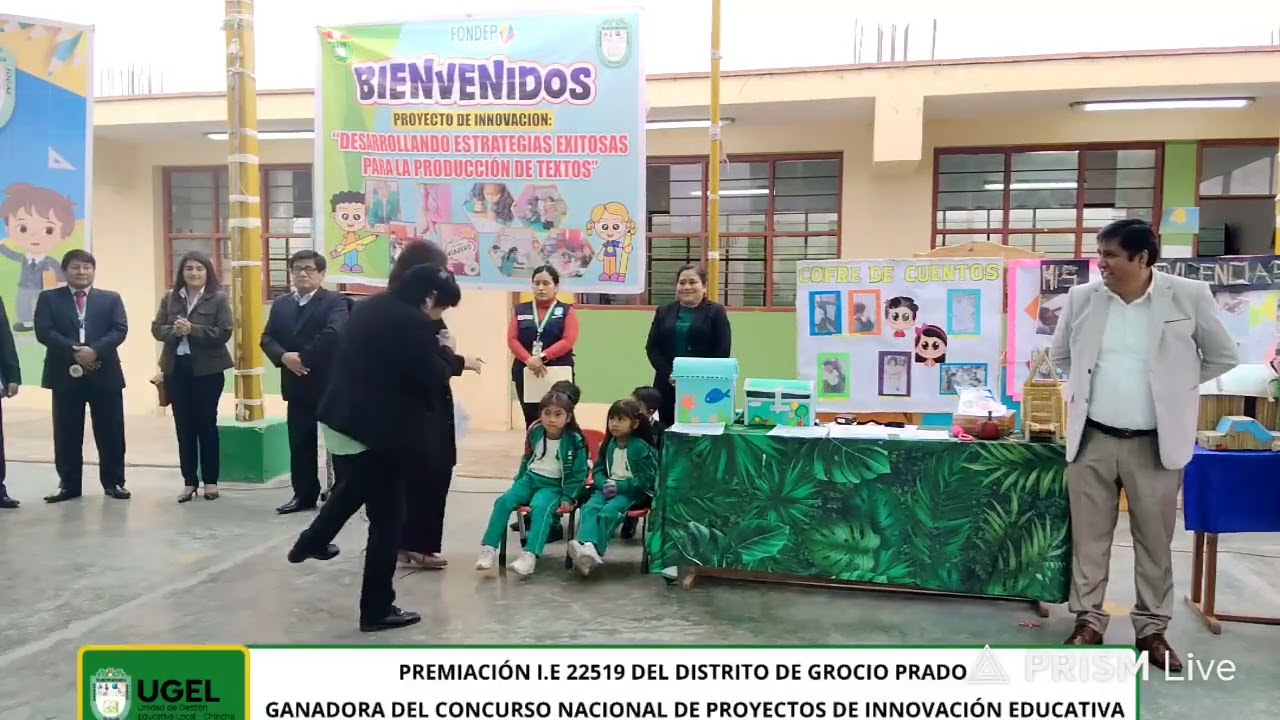 FONDEP y UGEL Chincha realizan premiación a la I.E 22519