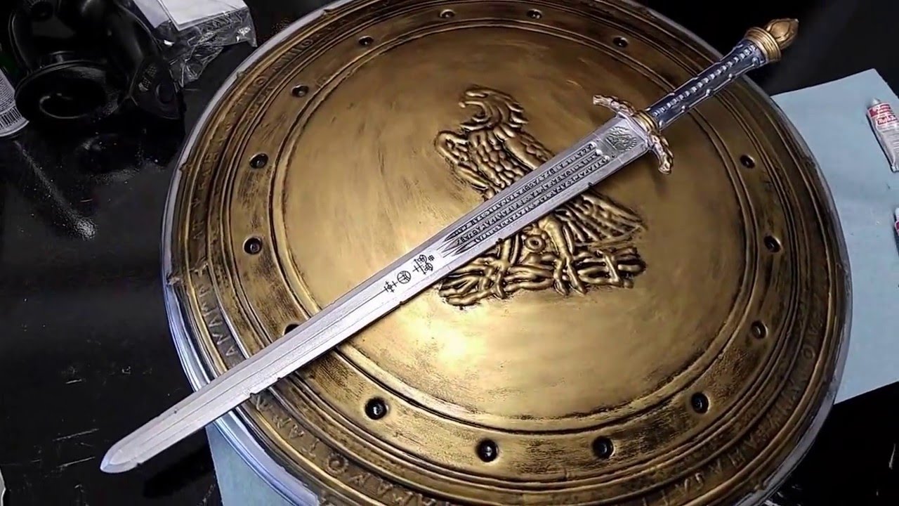 Batman V Superman Wonder Woman Shield and Sword Modification