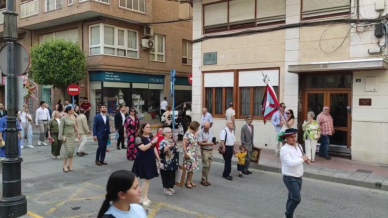Desfile final acto homenajes 2025. Comparsa Garibaldinos de Sax (14-06-2025)