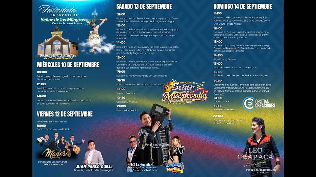 🎉✨ ¡Vive la fiesta en honor al Señor de los Milagros junto a nosotros! ✨🎉