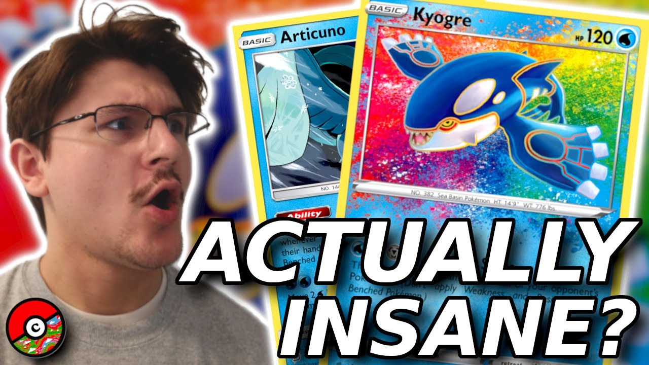 NEW Amazing Kyogre KOs Everything at Once! | PTCGO Deck Profile - Shining Fates