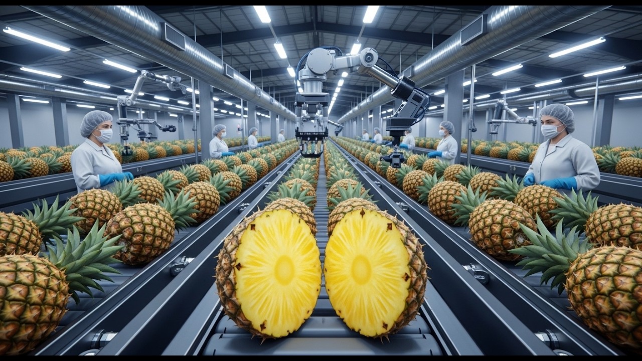 Inside the Food Factory Pineapple Processing Step by Step Explained