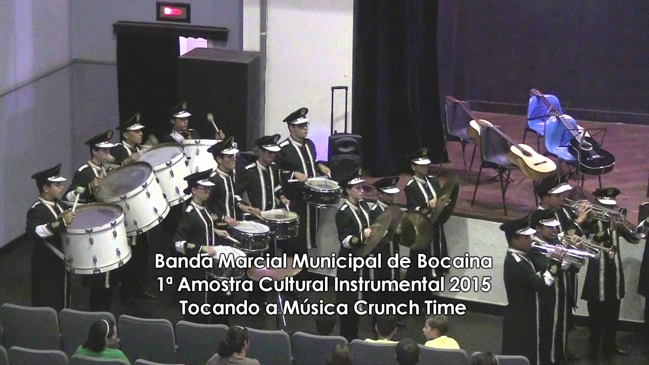 Banda Marcial de Bocaina tocando a música Crunch Time
