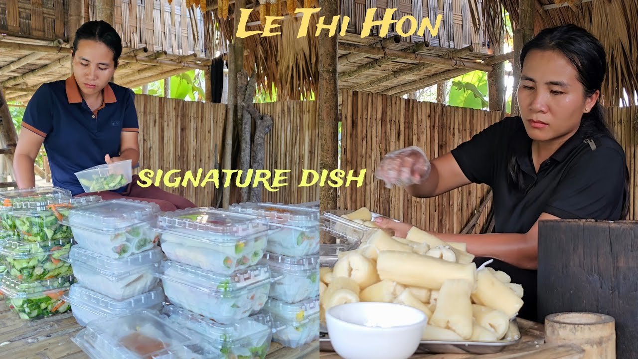 Recipe for typical dishes of the mountain people. Daily life - Le Thi Hon