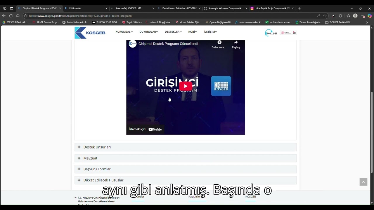 KOSGEB Girişimci Destek Programları İş Kurma ve İş Geliştirme Destekleri Nasıl Alınır? Bilgilendirme